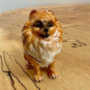Pomeranian Dog Keepsake Box by Kubla NEW